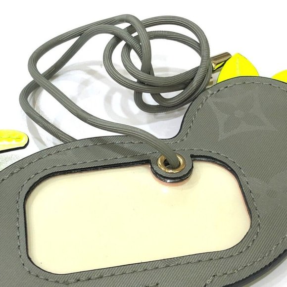 AUTHENTIC LOUIS VUITTON M63280 Monogram Titanium Porte address dog - Picture 8 of 8